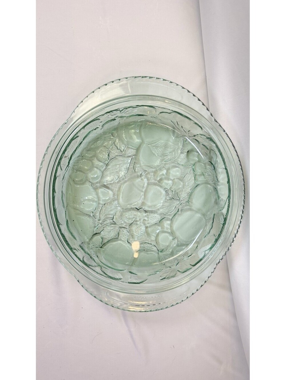Libbey Orchard Fruit Green Casserole Lid/Handled Pie Plate 9" Replacement